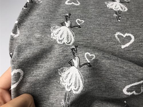 Isoli - sød med ballerina og hjerter